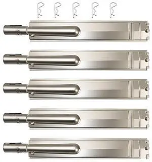 SA652Z (5-Pack) 16 Inch Heavy Duty 304 Stainless Steel Grill Burner, Premium Bull Grill Replacement Parts and Bull Grill Parts for Bull Burner and for Cal Flame SA652Z (5-Pack) 16 Inch Heavy Duty 304 Stainless Steel Grill Burner, Premium Bull Grill Replacement Parts and Bull Grill Parts for Bull Burner and for Cal Flame