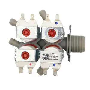 5220FR2008Y Four Way Outlet Washer Water Inlet Valve DC12V US Thread of Inlet, Replacement Part Fit for LG Washers. 2-Year QA 5220FR2008Y Four Way Outlet Washer Water Inlet Valve DC12V US Thread of Inlet, Replacement Part Fit for LG Washers. 2-Year QA