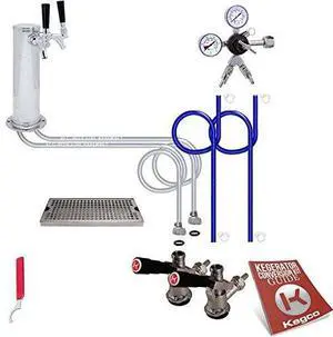 EBDTCK-2-542-2 Deluxe Tower Kegerator Conversion Kit No Tank EBDTCK-2-542-2 Deluxe Tower Kegerator Conversion Kit No Tank
