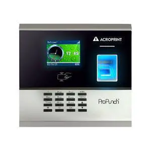 ProPunch Time Clock System for Employees Biometric Fingerprint Time Clock for Small Business, No Monthly Fees, Advanced Time Card Machine with Employee Time Tracker ProPunch Time Clock System for Employees Biometric Fingerprint Time Clock for Small Business, No Monthly Fees, Advanced Time Card Machine with Employee Time Tracker