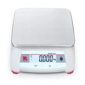 Valor 1000 V12P15 Digital Scale, 15 kg x 2 g Compact Bench Scale with Backlit LCD Display, Two Button Operation, 1500 Hour Battery Operation, Stainless Steel Pan Valor 1000 V12P15 Digital Scale, 15 kg x 2 g Compact Bench Scale with Backlit LCD Display, Two Button Operation, 1500 Hour Battery Operation, Stainless Steel Pan