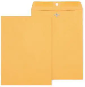 10 x 13 Kraft Clasp & Gummed Catalog Envelopes, Brown Manila, Strong Metal Clasp Closure, 250/Box 10 x 13 Kraft Clasp & Gummed Catalog Envelopes, Brown Manila, Strong Metal Clasp Closure, 250/Box