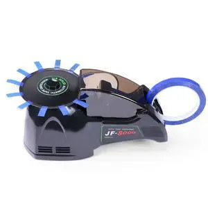 Automatic Tape Dispenser JF-8000, Electric Carousel Round Tape Cutting Machine, Cut Width 0.12-0.98 in, Length 0.2-2.36 in, Bobbin-Free, Replaceable Blade, AC 110 V Automatic Tape Dispenser JF-8000, Electric Carousel Round Tape Cutting Machine, Cut Width 0.12-0.98 in, Length 0.2-2.36 in, Bobbin-Free, Replaceable Blade, AC 110 V