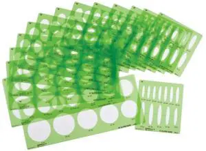 731613, Large Series Ellipse Templates - Set of 15 731613, Large Series Ellipse Templates - Set of 15