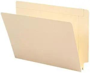 End Tab File Folder, Reinforced Straight-Cut Tab, 1-1/2" Expansion, Letter Size, Manila, 50 per Box (24275) End Tab File Folder, Reinforced Straight-Cut Tab, 1-1/2" Expansion, Letter Size, Manila, 50 per Box (24275)