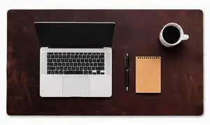 Genuine Leather Desk Pad, Office Desk Mat, Large Desk Blotter, Desk Protector, and Mouse Pad 31.5" x 15.75" (1.8-2.0 mm) Mocha, Waterproof, Premium Quality for Desk Surface Protection and Comfort Genuine Leather Desk Pad, Office Desk Mat, Large Desk Blotter, Desk Protector, and Mouse Pad 31.5" x 15.75" (1.8-2.0 mm) Mocha, Waterproof, Premium Quality for Desk Surface Protection and Comfort