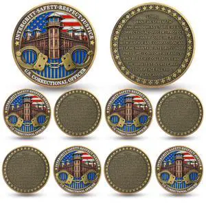 10PCS Colorful Thin Silver Line Challenge Coin - Correctional Officer Prison Police Thin Gray Line Medallions - Thank You Law Enforcement Corrections Officer Gifts - Honor US Correctional Officers 10PCS Colorful Thin Silver Line Challenge Coin - Correctional Officer Prison Police Thin Gray Line Medallions - Thank You Law Enforcement Corrections Officer Gifts - Honor US Correctional Officers