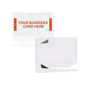 Promotional Business Card Letter Openers, Clear, 100 Pack | Fits 3.5x2" Standard Cards | Easy to Use & Reuse | Premium Quality Build Promotional Business Card Letter Openers, Clear, 100 Pack | Fits 3.5x2" Standard Cards | Easy to Use & Reuse | Premium Quality Build