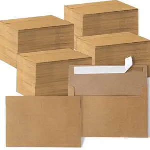 1000 Pieces A7 Kraft Paper Envelopes with Self Seal Bulk 5x7 Brown Envelopes 120 GSM Heavyweight for Invitations Postcard Greeting Card Photos Wedding Graduation Baby Shower Birthday Party 1000 Pieces A7 Kraft Paper Envelopes with Self Seal Bulk 5x7 Brown Envelopes 120 GSM Heavyweight for Invitations Postcard Greeting Card Photos Wedding Graduation Baby Shower Birthday Party