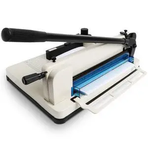 17" Heavy Duty Guillotine Trimmer Paper Cutter,Cortadora de Papel 500 Sheets Paper Trimmer with Double Safety Protection Durable HSS Blade for Cutting Paper 17" Heavy Duty Guillotine Trimmer Paper Cutter,Cortadora de Papel 500 Sheets Paper Trimmer with Double Safety Protection Durable HSS Blade for Cutting Paper