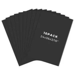 24x36 Black Foam Board 3/16 Thick 10 Pack | Acid Free, Polystyrene, Warp-Resistant, Easy to Cut, For Drawing Presentation, Project, Picture, Decorations & Craft Display 24x36 Black Foam Board 3/16 Thick 10 Pack | Acid Free, Polystyrene, Warp-Resistant, Easy to Cut, For Drawing Presentation, Project, Picture, Decorations & Craft Display