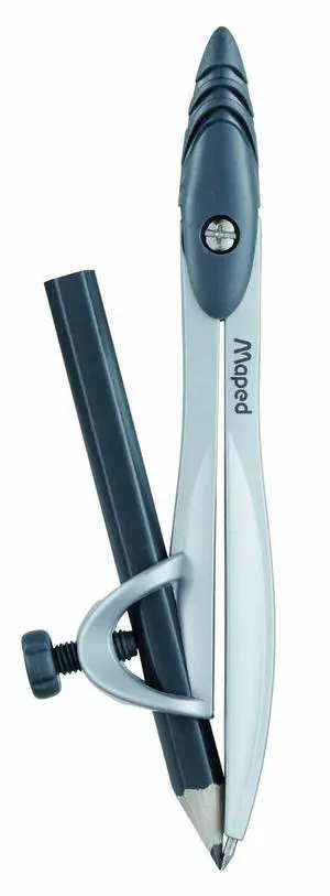 Maped USA - Study Metal Compass, 100-Pack - Precision Geometry - Durable Build - Ideal for Education & Crafts - Draws up to 10 Inch Circle | Precision Geometry Tool - Durable Build for Education and C Maped USA - Study Metal Compass, 100-Pack - Precision Geometry - Durable Build - Ideal for Education & Crafts - Draws up to 10 Inch Circle | Precision Geometry Tool - Durable Build for Education and C