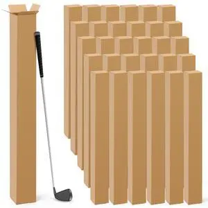 30 Pcs 6L x 6W x 48H Inch Golf Club Shipping Boxes Tall Corrugated Boxes Cardboard Long Golf Storage for Shipping, Packaging, Moving, Mailing, Home or Business 30 Pcs 6L x 6W x 48H Inch Golf Club Shipping Boxes Tall Corrugated Boxes Cardboard Long Golf Storage for Shipping, Packaging, Moving, Mailing, Home or Business