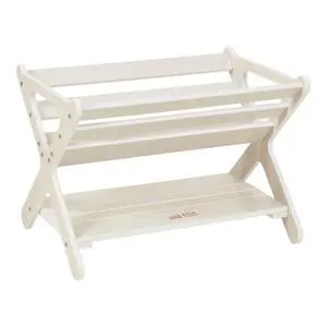 Book Caddy with Lower Storage Shelf, Children's Furniture, White Wash | Easy-access organization, lower storage shelf, easy-carry handles, durable birch, GREENGUARD Gold Certified Book Caddy with Lower Storage Shelf, Children's Furniture, White Wash | Easy-access organization, lower storage shelf, easy-carry handles, durable birch, GREENGUARD Gold Certified