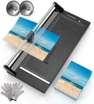 Rotary Paper Cutter 24 Inch, Heavy Duty Paper Trimmer with Self-Sharpening Blade, Measurement Grid for Cardstock, Posters, Photos, Studio & Office Use Rotary Paper Cutter 24 Inch, Heavy Duty Paper Trimmer with Self-Sharpening Blade, Measurement Grid for Cardstock, Posters, Photos, Studio & Office Use