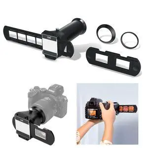 JJC ES-2 Film Digitizing Adapter Set Kit | for Negative Copying,Converts 35mm Film & Slides to Digital Files Photo,Fits Camera with Select Canon Nikon Sony Macro Lenses JJC ES-2 Film Digitizing Adapter Set Kit | for Negative Copying,Converts 35mm Film & Slides to Digital Files Photo,Fits Camera with Select Canon Nikon Sony Macro Lenses
