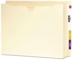 End Tab Expanding File Jacket, Reinforced Straight-Cut Tab, 2" Expansion, Letter Size, Manila, Paper, 25 per Box (76910) End Tab Expanding File Jacket, Reinforced Straight-Cut Tab, 2" Expansion, Letter Size, Manila, Paper, 25 per Box (76910)