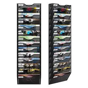 14 Pockets Hanging Wall File Organizer, Office Organization Wall Mount Mail Sorter Paper Holder Bill Organizer for Home, Black 14 Pockets Hanging Wall File Organizer, Office Organization Wall Mount Mail Sorter Paper Holder Bill Organizer for Home, Black