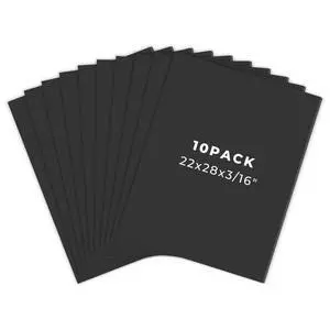 22x28 Black Foam Board 3/16 Thick 10 Pack | Acid Free, Polystyrene, Warp-Resistant, Easy to Cut, For Drawing Presentation, Project, Picture, Decorations & Craft Display 22x28 Black Foam Board 3/16 Thick 10 Pack | Acid Free, Polystyrene, Warp-Resistant, Easy to Cut, For Drawing Presentation, Project, Picture, Decorations & Craft Display