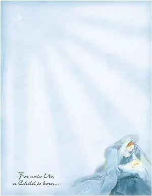 Mary with Baby Jesus Letterhead, 80 Count, 8.5"x11" (2014250) (Pack of 12) Mary with Baby Jesus Letterhead, 80 Count, 8.5"x11" (2014250) (Pack of 12)