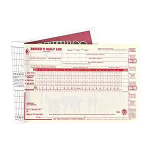 J. J. Keller Driver Daily Log Book 10-pk. with Detailed Driver Vehicle Inspection Report & Daily Recap - Book Format with 31 Sets, 2-Ply with Carbon, 8.5" x 5.5" J. J. Keller Driver Daily Log Book 10-pk. with Detailed Driver Vehicle Inspection Report & Daily Recap - Book Format with 31 Sets, 2-Ply with Carbon, 8.5" x 5.5"