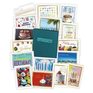 Birthday Cards Assortment Box (35 Cards), Foil & Embossing (Birthday Fun) Birthday Cards Assortment Box (35 Cards), Foil & Embossing (Birthday Fun)