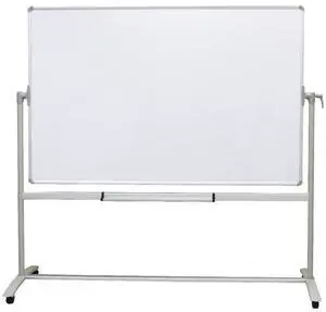 Double-Sided Mobile Whiteboard Easel Style, 48 x 36 Inches | Rolling Dry Erase Board on Wheels with Steel Stand for School Office Home 4' x 3' Double-Sided Mobile Whiteboard Easel Style, 48 x 36 Inches | Rolling Dry Erase Board on Wheels with Steel Stand for School Office Home 4' x 3'