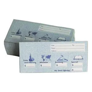 Church Offering/Tithe Donation Envelopes, Friendly Welcome Message, Missions, Building & Special, Simple Design, Easy-open Tab, Fits Bills & Checks - Blue - Box of 500 Church Offering/Tithe Donation Envelopes, Friendly Welcome Message, Missions, Building & Special, Simple Design, Easy-open Tab, Fits Bills & Checks - Blue - Box of 500