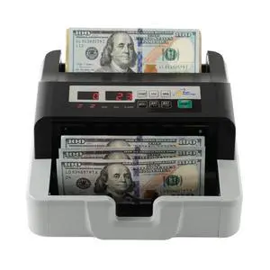 USD High Speed Bill Counter with UV/MG Counterfeit Detection, High Volume Money Counter, Add and Batch Mode (RBC-100N) USD High Speed Bill Counter with UV/MG Counterfeit Detection, High Volume Money Counter, Add and Batch Mode (RBC-100N)