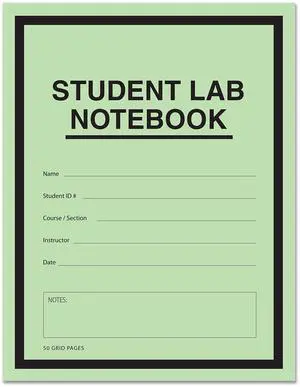 Student Lab Notebook, 25 Pack, 50 Pages | Scientific Grid Format, Green Cover, Saddle-Stitched, 8.5'' x 11'' - Made in USA Student Lab Notebook, 25 Pack, 50 Pages | Scientific Grid Format, Green Cover, Saddle-Stitched, 8.5'' x 11'' - Made in USA