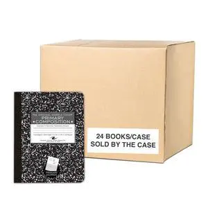 Picture Story Composition Notebook, Primary Ruled Drawing & Writing Journal, 24 Pack, 9.75" x 7.5", 100 Sheets (200 Pages), Black Marble Hard Cover, Grade School Notebook Picture Story Composition Notebook, Primary Ruled Drawing & Writing Journal, 24 Pack, 9.75" x 7.5", 100 Sheets (200 Pages), Black Marble Hard Cover, Grade School Notebook