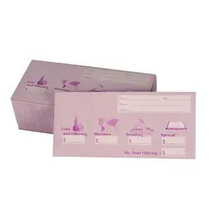 Church Offering/Tithe Donation Envelopes, Friendly Welcome Message, Missions, Building & Special, Simple Design, Easy-open Tab, Fits Bills & Checks - Purple - Box of 500 Church Offering/Tithe Donation Envelopes, Friendly Welcome Message, Missions, Building & Special, Simple Design, Easy-open Tab, Fits Bills & Checks - Purple - Box of 500