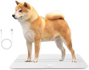 Digital Pet Scale for Dogs and Cats,Dog Scale,Max 220lbs,Rechargeable Version, 3 Weighing Modes lbs,kg,st,Precision 10g, 27.16X 12.99 Inches Digital Pet Scale for Dogs and Cats,Dog Scale,Max 220lbs,Rechargeable Version, 3 Weighing Modes lbs,kg,st,Precision 10g, 27.16X 12.99 Inches