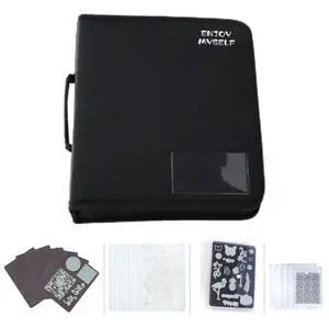 Stamp and Die Cut Storage Bag with Pockets,Rubber Magnetic Sheets and Clear Stamp Storage Panels Stamp and Die Cut Storage Bag with Pockets,Rubber Magnetic Sheets and Clear Stamp Storage Panels