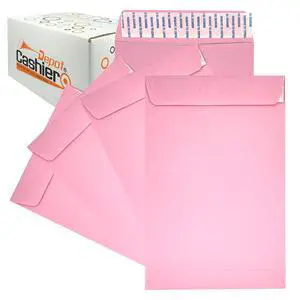 Cashier Depot 6x9 inch Catalog Envelopes, Pastel Colors, Peel & Seal, 24lb. Paper, Made in USA, 500 Count (500, Pink) Cashier Depot 6x9 inch Catalog Envelopes, Pastel Colors, Peel & Seal, 24lb. Paper, Made in USA, 500 Count (500, Pink)