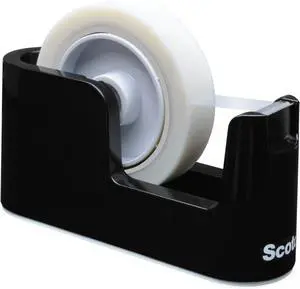 Deluxe Tape Dispenser, Black (C24) (Pack of 6) Deluxe Tape Dispenser, Black (C24) (Pack of 6)