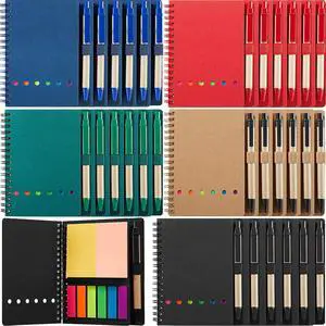 30 Pack Lined Spiral Notebooks with Sticky Notes Pen Bulk Notepad and Pen Set Colorful Steno Pads Small Pocket Notebooks for Business Office School Supplies, 4.7 x 5.9 Inches 30 Pack Lined Spiral Notebooks with Sticky Notes Pen Bulk Notepad and Pen Set Colorful Steno Pads Small Pocket Notebooks for Business Office School Supplies, 4.7 x 5.9 Inches