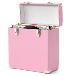 Vinyl Storage and Carrying Case, Waterproof and Dustproof Portable Organizer, LP Record Collection Display Case, Holds 50 7-12 Inch Records, Ideal for Theater Rooms and Rare Record Collections Vinyl Storage and Carrying Case, Waterproof and Dustproof Portable Organizer, LP Record Collection Display Case, Holds 50 7-12 Inch Records, Ideal for Theater Rooms and Rare Record Collections