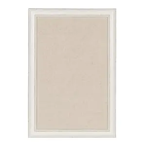 Macon Framed Linen Fabric Pinboard, 18x27, Soft White Macon Framed Linen Fabric Pinboard, 18x27, Soft White