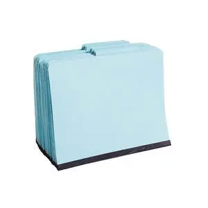 ® 60% Recycled Pressboard Classification Folder, 3-Dividers, 3 1/2" Expansion, Letter Size, Blue, 20/Box ® 60% Recycled Pressboard Classification Folder, 3-Dividers, 3 1/2" Expansion, Letter Size, Blue, 20/Box