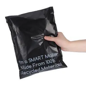 SMART 10x13 Recycled Poly Mailers - 300 Pack of Black Eco-Friendly Packaging Mailing Bags | Recyclable & Sustainable, Cute & Stylish Small Business Supplies | 2.5 Mil Thick - 300 Pack SMART 10x13 Recycled Poly Mailers - 300 Pack of Black Eco-Friendly Packaging Mailing Bags | Recyclable & Sustainable, Cute & Stylish Small Business Supplies | 2.5 Mil Thick - 300 Pack