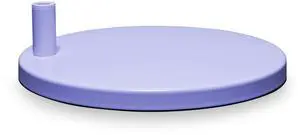 9.84" Diameter Round Weighted Base, 19.62 Pounds, Compatible with Desk Lamps and Magnifying Lamps for Home Office Use (Lavender) 9.84" Diameter Round Weighted Base, 19.62 Pounds, Compatible with Desk Lamps and Magnifying Lamps for Home Office Use (Lavender)