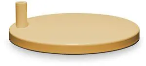 9.84" Diameter Round Weighted Base 19.62 lbs, Sturdy Replacement Lamp Base for Desk & Magnifying Lamps, Heavy Base for Home Office, Compatible with 0.5" Diameter Poles (Gold) 9.84" Diameter Round Weighted Base 19.62 lbs, Sturdy Replacement Lamp Base for Desk & Magnifying Lamps, Heavy Base for Home Office, Compatible with 0.5" Diameter Poles (Gold)