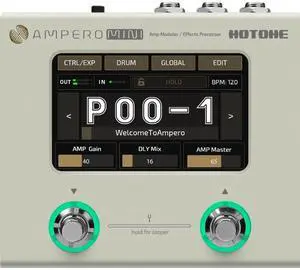 Ampero Mini MP50VN - Guitar Multi Effects Processor Touch Screen Modeling IR Cabinets Ampero Mini MP50VN - Guitar Multi Effects Processor Touch Screen Modeling IR Cabinets