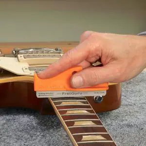 SharkFin Guitar Fret Crowning File | Professional Luthier Fret File | Top-Down Ergonomic Control | D.I.A. Geometry | Razor-Thin Crowns for Guitar & Bass | Pro-Pack (1 Handle+BOTH SIZE FILES) SharkFin Guitar Fret Crowning File | Professional Luthier Fret File | Top-Down Ergonomic Control | D.I.A. Geometry | Razor-Thin Crowns for Guitar & Bass | Pro-Pack (1 Handle+BOTH SIZE FILES)