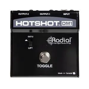 HotShot DM1 Microphone Signal Muting Footswitch HotShot DM1 Microphone Signal Muting Footswitch