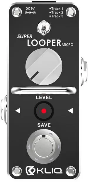 KLIQ Super-Looper Micro Looper Effect Pedal for Guitar & Bass KLIQ Super-Looper Micro Looper Effect Pedal for Guitar & Bass