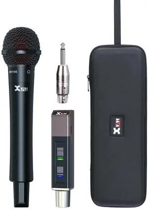 M5 Handheld Wireless Microphone System, 5.8GHz Plug-and-Play Wireless XLR Mic with Compact Receiver, Auto Channel Scan, 24-bit/48kHz Audio for Church, Live Vocals, Speakers & Events M5 Handheld Wireless Microphone System, 5.8GHz Plug-and-Play Wireless XLR Mic with Compact Receiver, Auto Channel Scan, 24-bit/48kHz Audio for Church, Live Vocals, Speakers & Events