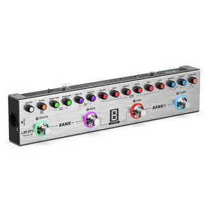 Bass Multi Effects Pedal, Bass Effects Pedal with 36 Presets, Editable 4 Modules, Amp, Compressor, Mod, Space, Reverb, IR CAB, Tuner, BT Connection, Music Recording Bass Multi Effects Pedal, Bass Effects Pedal with 36 Presets, Editable 4 Modules, Amp, Compressor, Mod, Space, Reverb, IR CAB, Tuner, BT Connection, Music Recording