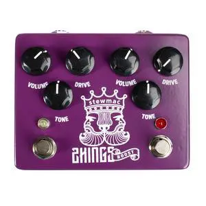 Two Kings Boost Dual Overdrive Pedal Independent Channels with Clean Boost and Overdrive, DIP Switch Modes, True Bypass Two Kings Boost Dual Overdrive Pedal Independent Channels with Clean Boost and Overdrive, DIP Switch Modes, True Bypass